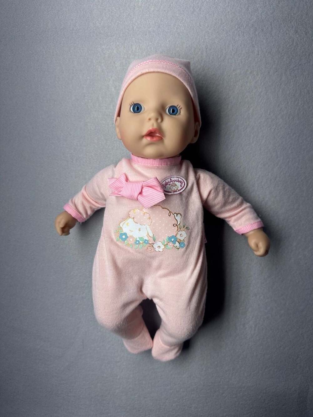 Zapf Creation Baby Annabell Doll Pink Sheep Romper With Hat - non interactive